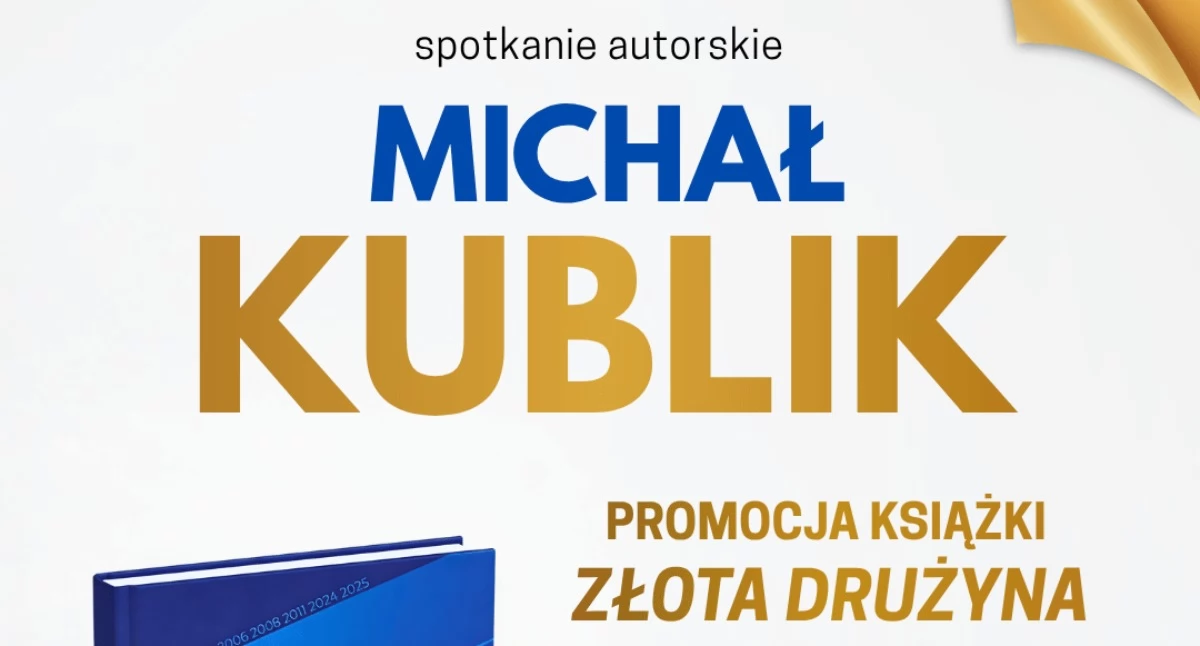 Promocja książki „Złota Drużyna” Michała Kublika w Mediatece