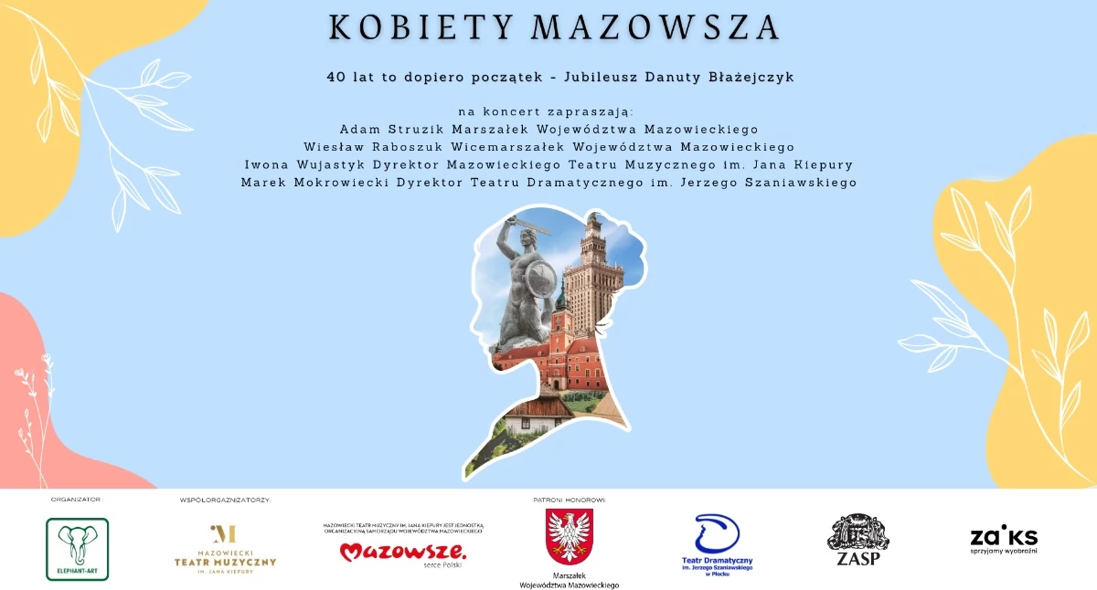 Plejada gwiazd w Teatrze Dramatycznym. Koncert z okazji 40-lecia pracy artystycznej Danuty Błażejczyk już 25 czerwca w Płocku