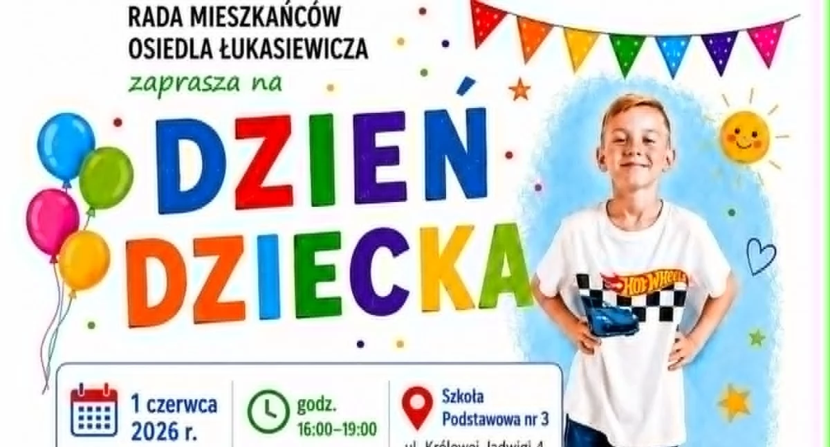 Dzień Dziecka na osiedlu Łukasiewicza. Płock pomaga 7-letniemu Jasiowi