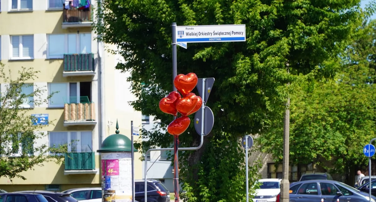 Dwa nowe ronda w Gostyninie. Na otwarcie jednego z nich przyjechał Jerzy Owsiak
