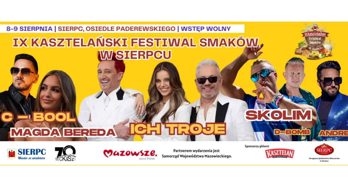 Będzie głośno… Będzie smacznie. Kolejny festiwal dobrej muzyki i jedzenia w Sierpcu
