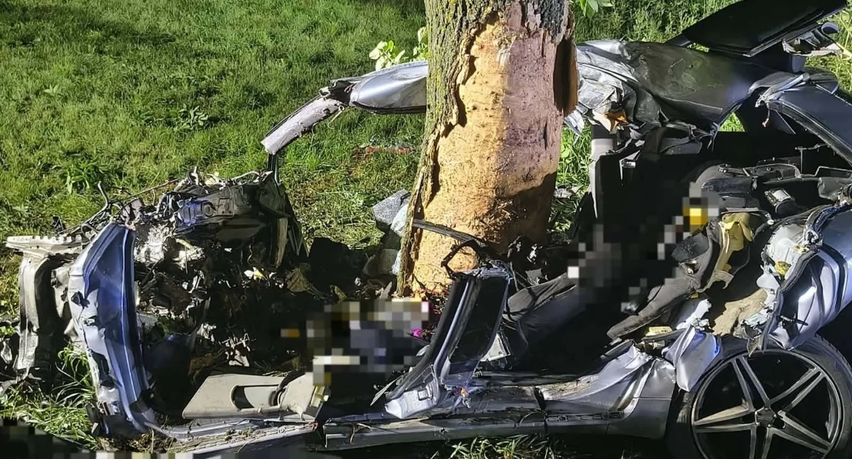 Tragiczny wypadek w powiecie płockim. Kierujący zginął na miejscu