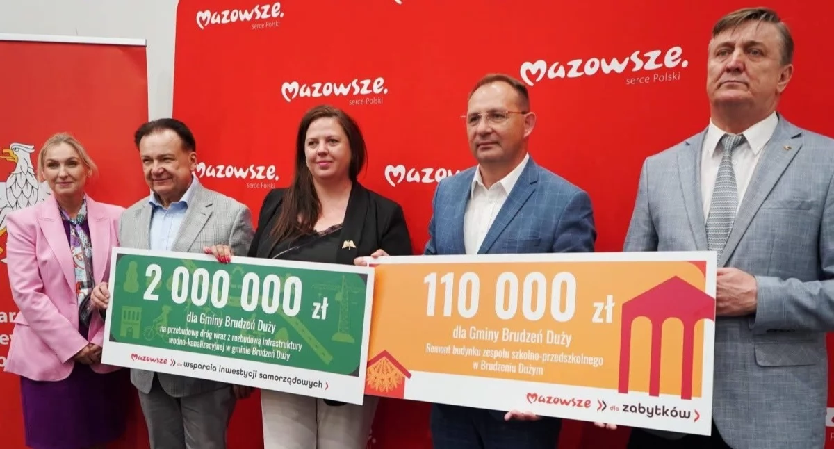2 mln zł na drogi i kanalizację w gminie Brudzeń Duży. Będzie też remont zabytkowego dworku
