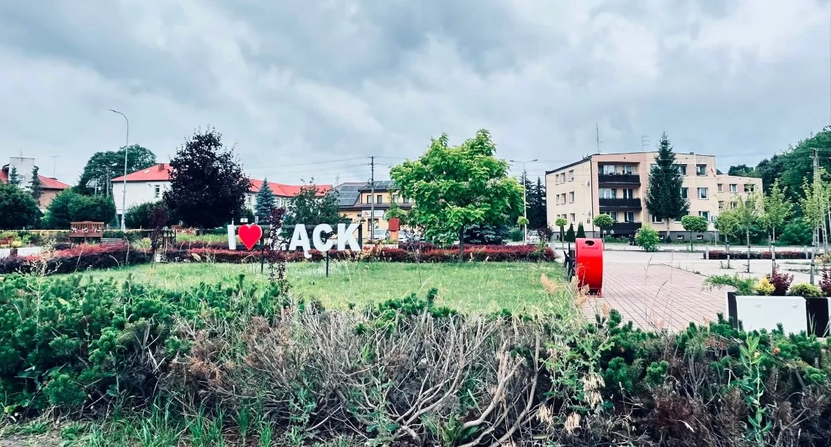 Skwer w centrum Łącka przejdzie przebudowę