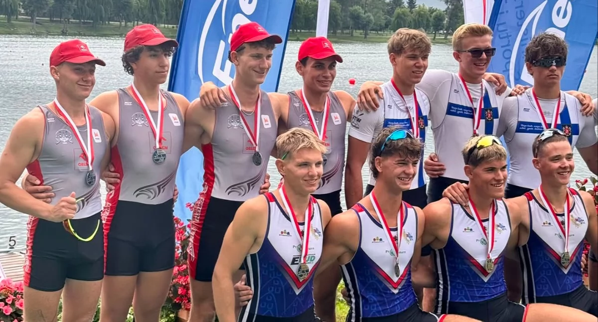 Mistrzowie i wicemistrzowie Polski Juniorów 2026 z PTW. Płoccy wioślarze z medalami