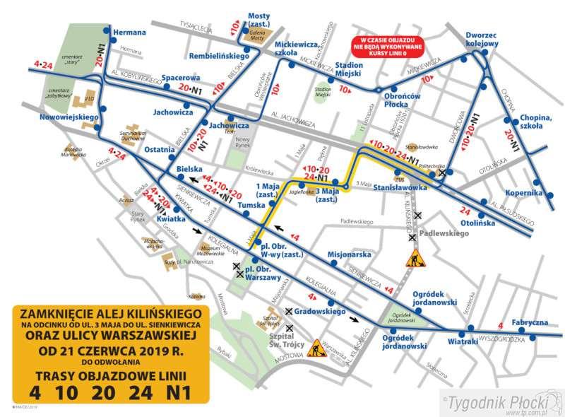 Zaczyna się przebudowa al. Kilińskiego. Znamy trasy objazdów autobusów