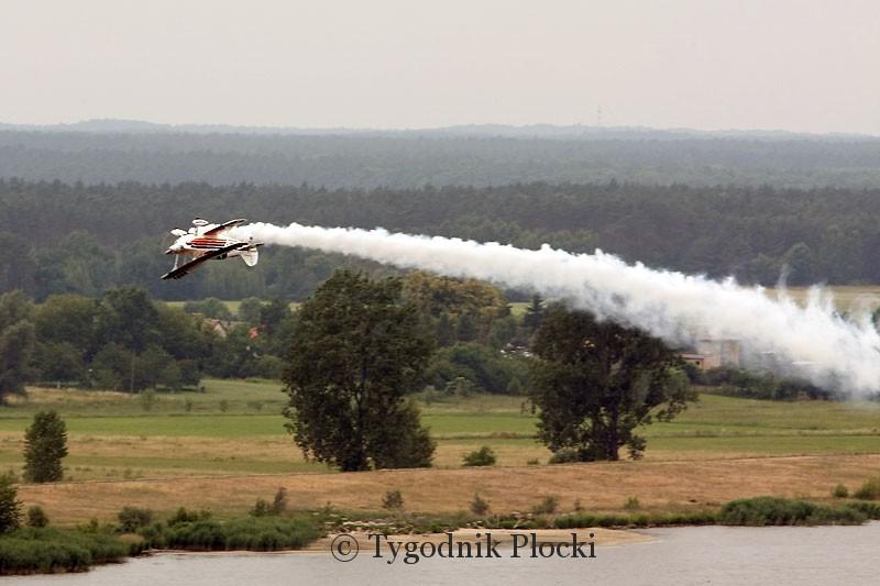 Marek Szufa podczas V Pikniku Lotniczego w Płocku