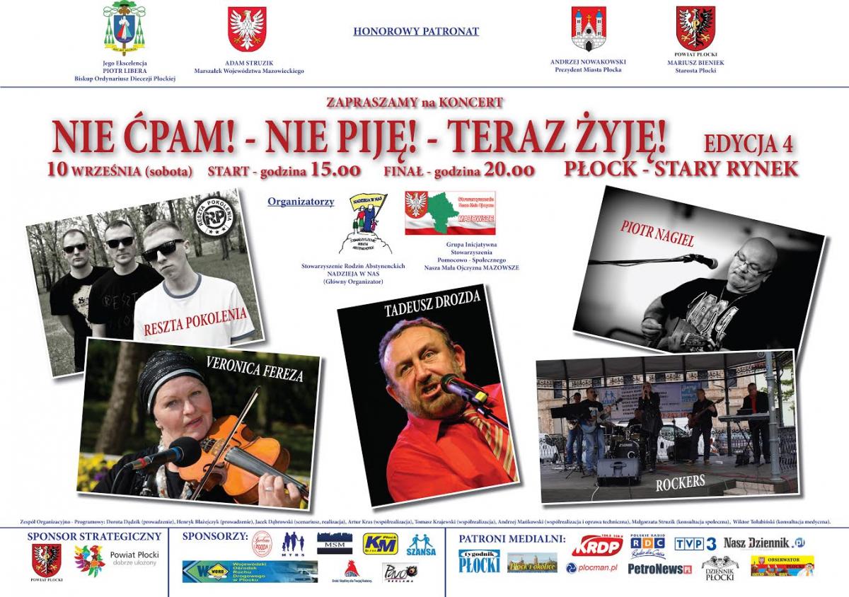 Nie ćpam, nie piję – teraz żyję