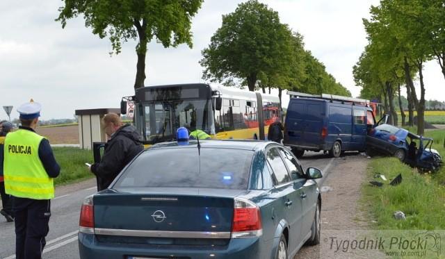 Wypadek na krajowej „sześćdziesiątce” – aktualizacja
