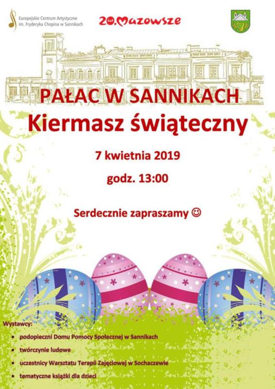 W Sannikach kiermasz wielkanocny i koncert