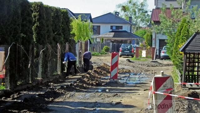 Trwają prace na Kasztelańskiej
