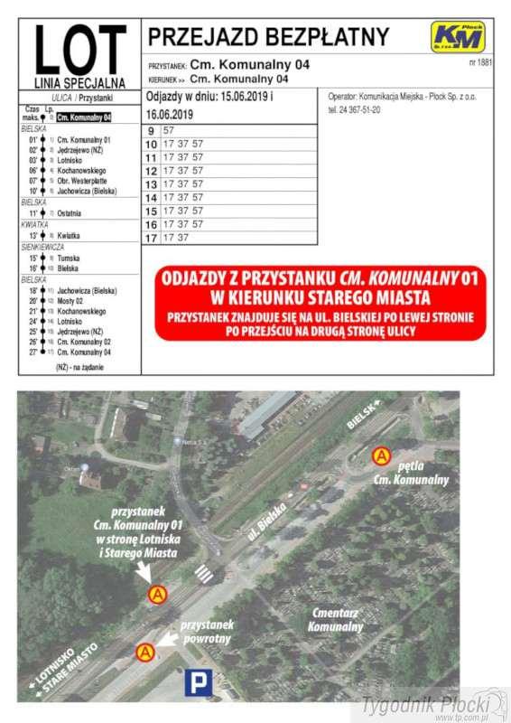 Z lotniska na Starówkę pojadą bezpłatne autobusy