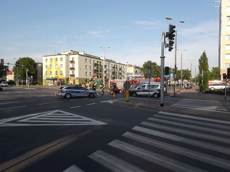 Wypadek w centrum- 2-letnie dziecko trafiło do szpitala  [Aktualizacja]