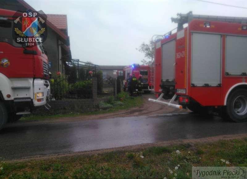 Pożar kotłowni w Studzieńcu