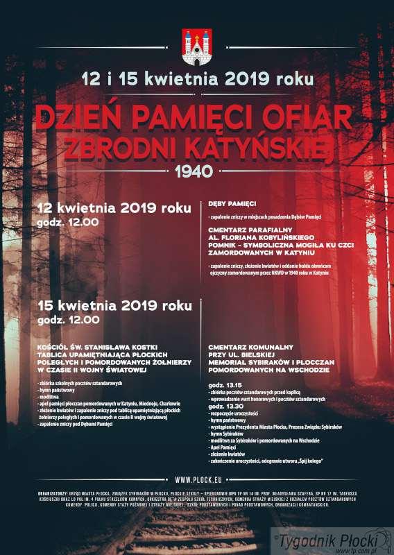 Uroczystości z okazji 98. rocznicy odznaczenia Płocka Krzyżem Walecznych oraz Dnia Pamięci Ofiar Zbrodni Katyńskiej