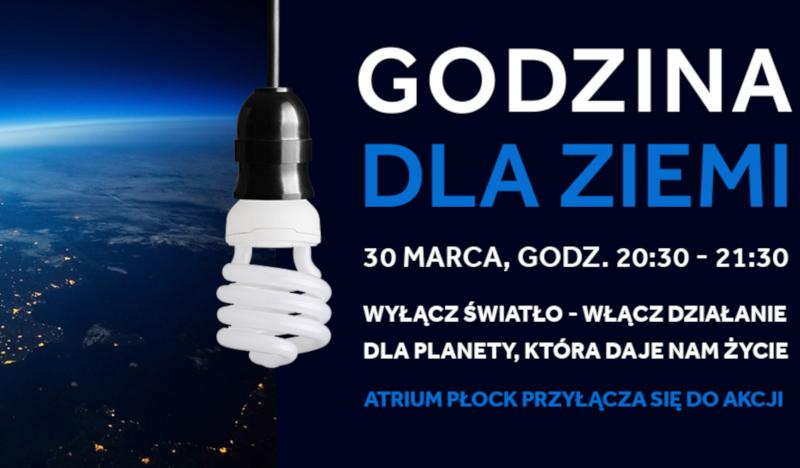 Godzina dla Ziemi od płockich centrów Atrium