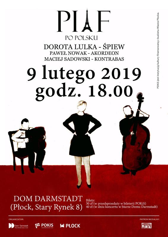 Piosenki Edith Piaf w Domu Darmstadt