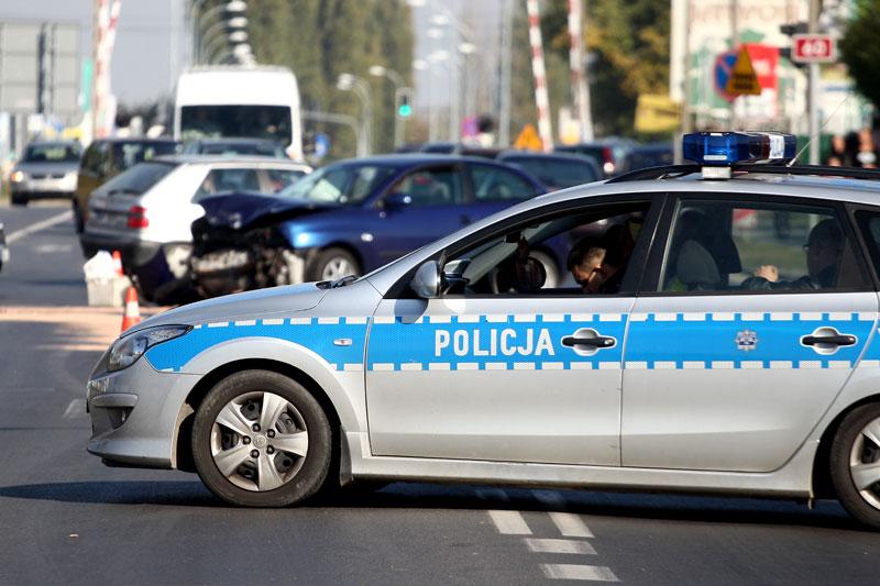 Pijany kierowca na ulicy Parowej