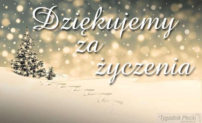 Dziękujemy za życzenia