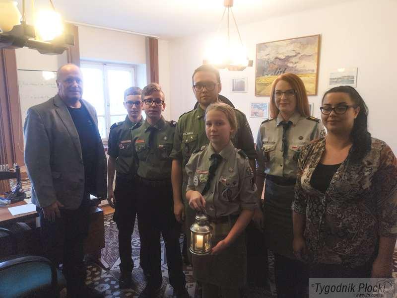 Betlejemskie Światło Pokoju w naszej redakcji