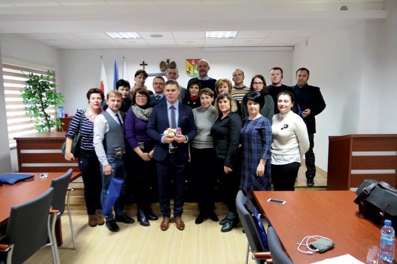 Delegacja z Ukrainy w Słupnie