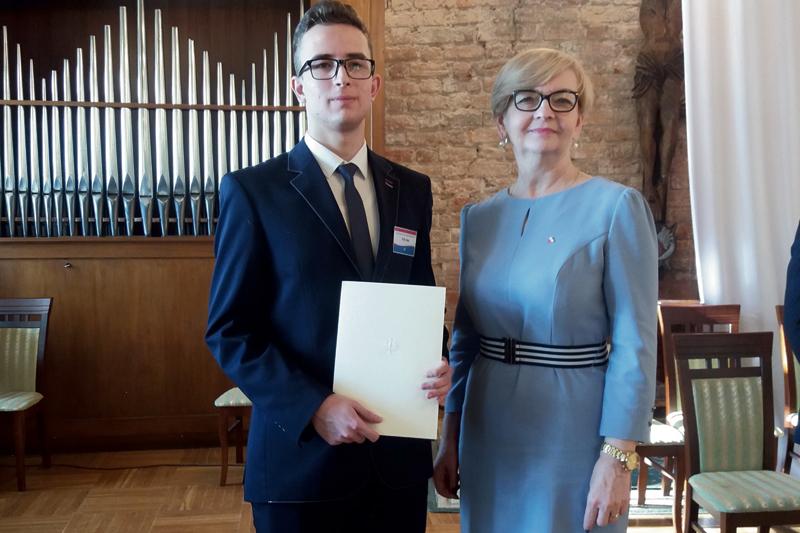 Piotr Ikier stypendystą premiera