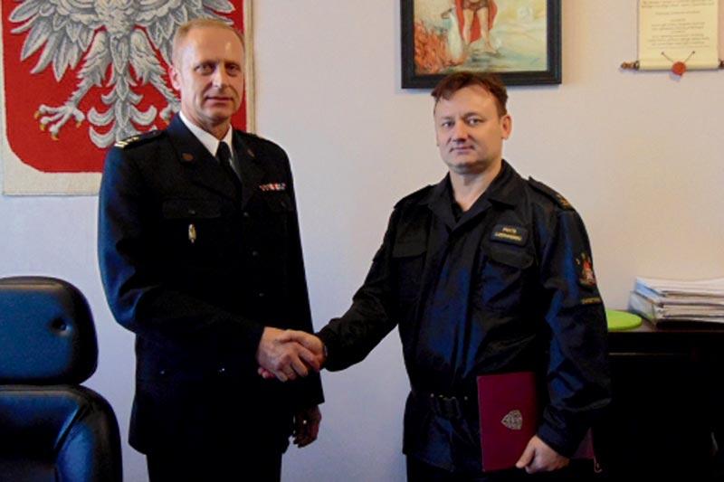 Nagroda dla gostynińskiego strażaka