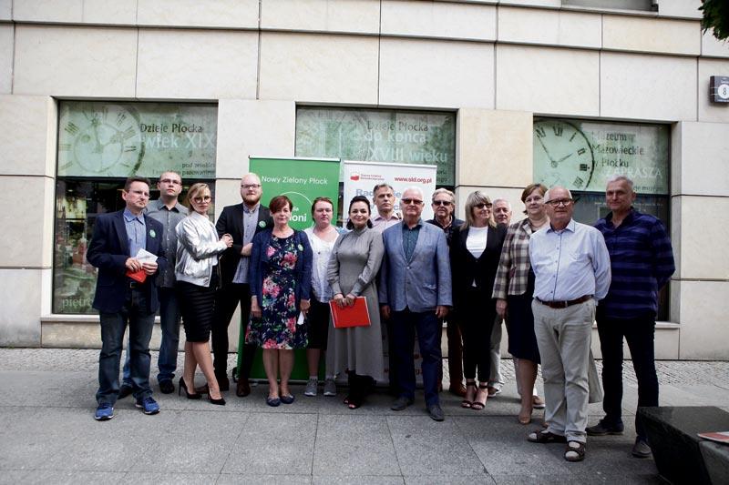 Zieloni na listach SLD