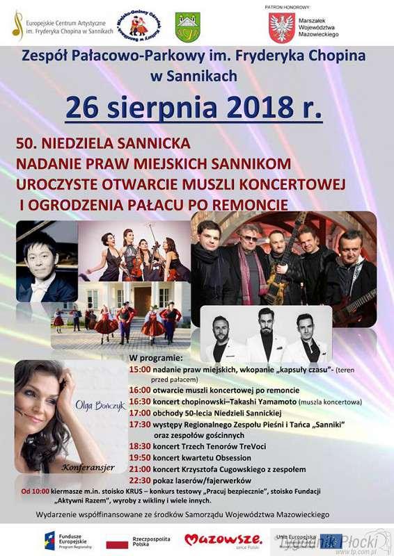 50. Niedziela Sannicka i nadanie praw miejskich Sannikom