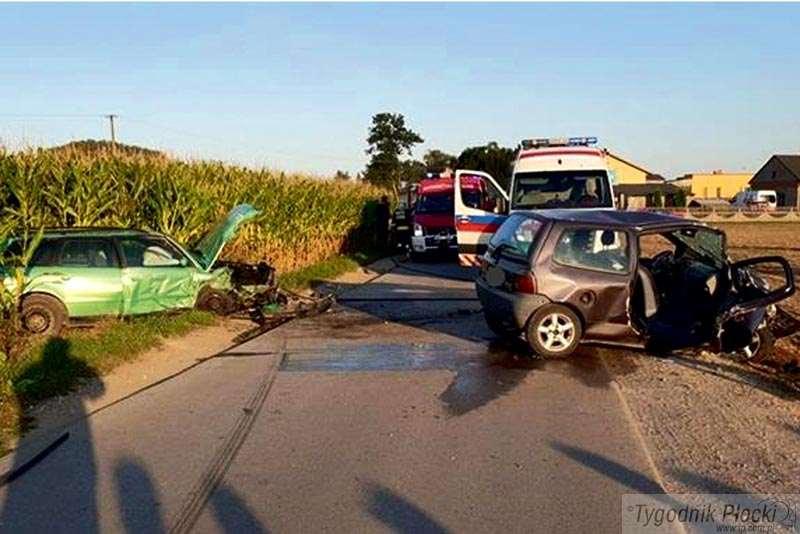Wypadek w Piotrkówku - pomagali strażacy ze Słubic