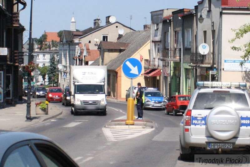 Wypadek na ulicy Płockiej w Sierpcu