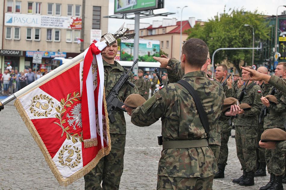 Wojskowa przysięga w centrum Płocka [ZDJĘCIA, WIDEO]