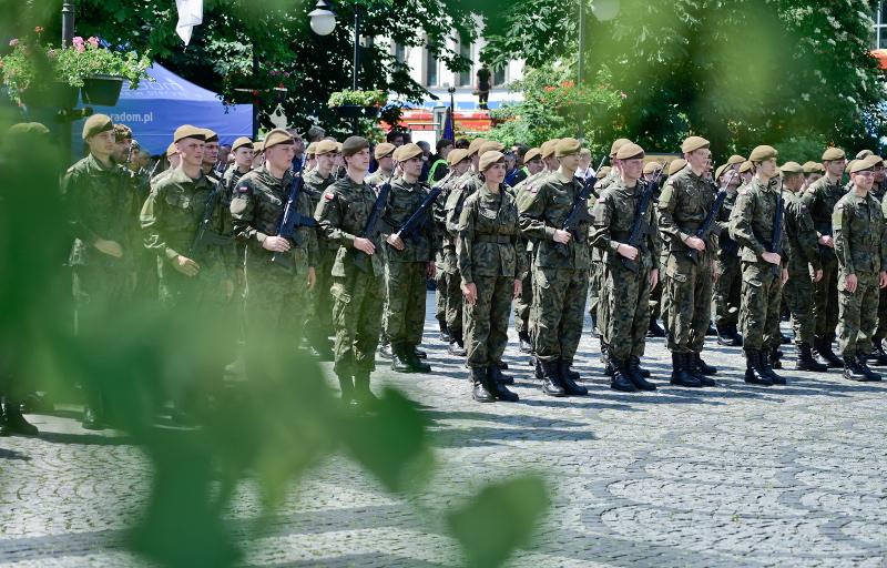 Przysięga wojskowa w Płocku