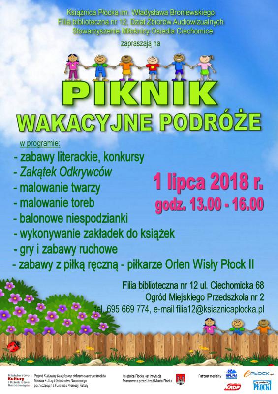 Piknik literacki w Ciechomicach