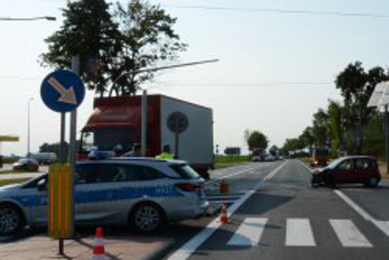 Wypadek na krajowej „dziesiątce”
