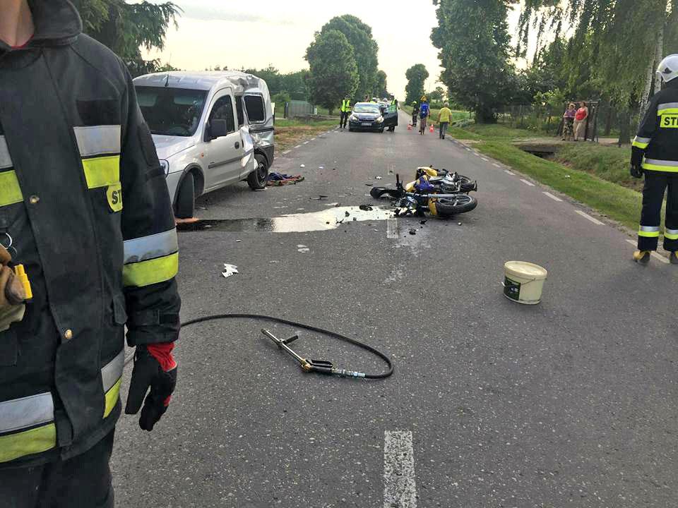 Wypadek w Bodzanowie [ZDJĘCIA]