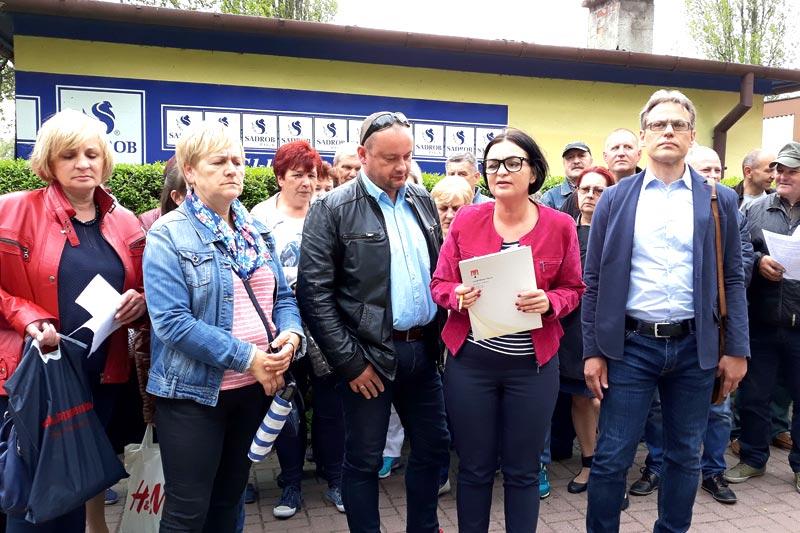 Pracownicy likwidowanej firmy walczą o swoje prawa