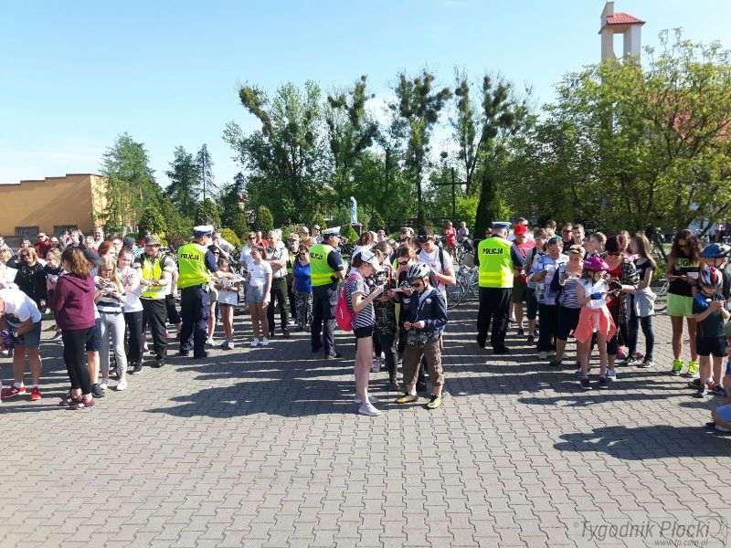 Policjanci czuwali nad bezpieczeństwem rowerzystów