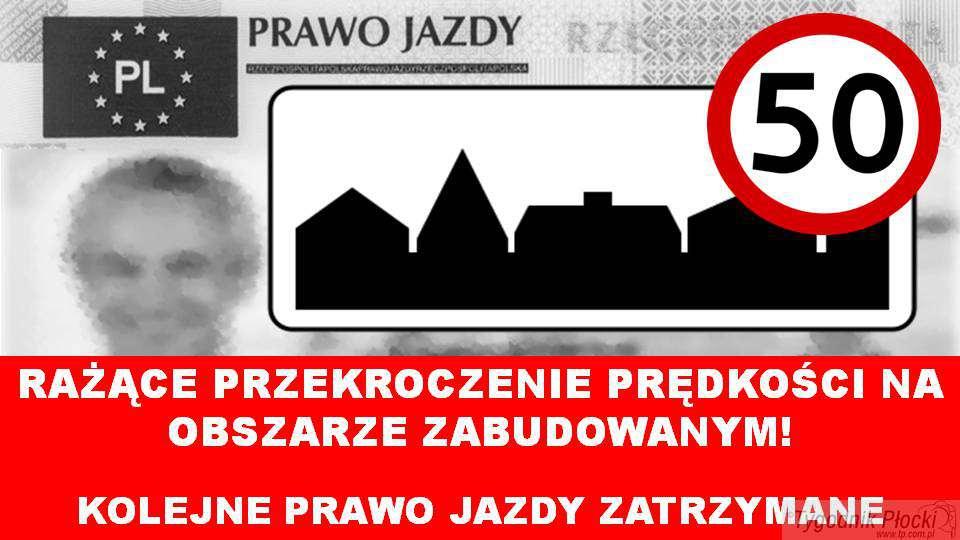 Kolejny kierowca stracił prawo jazdy za zbyt dużą prędkość