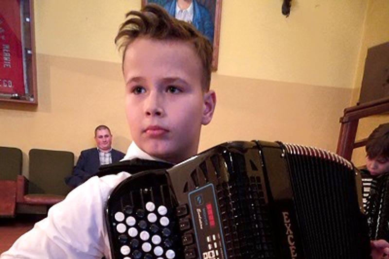 Akordeonista  z wyróżnieniem