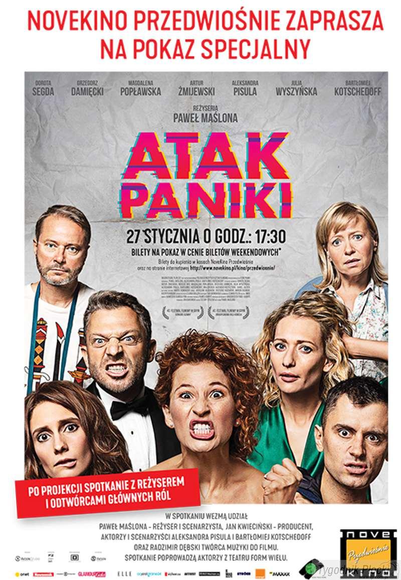 Twórcy filmu „Atak paniki” przyjadą do Płocka
