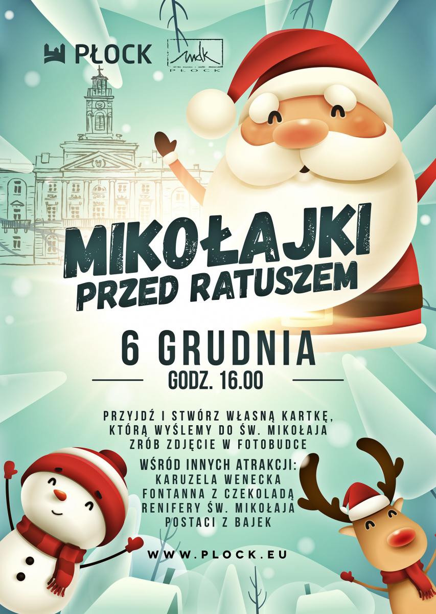 Mikołajki przed ratuszem