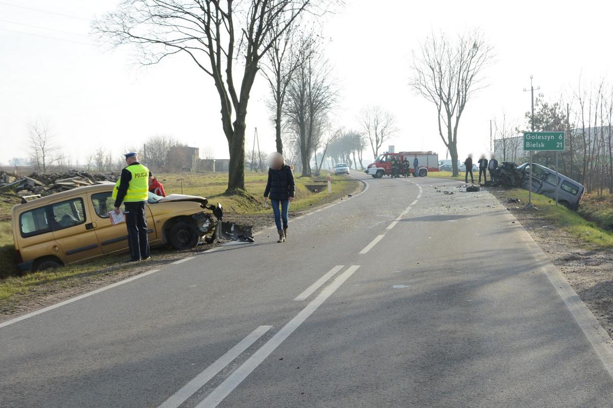 Wypadek w Gorzewie. 5 osób rannych