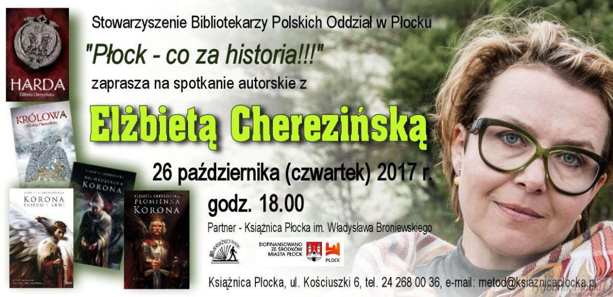 Spotkanie z Elżbietą Cherezińską