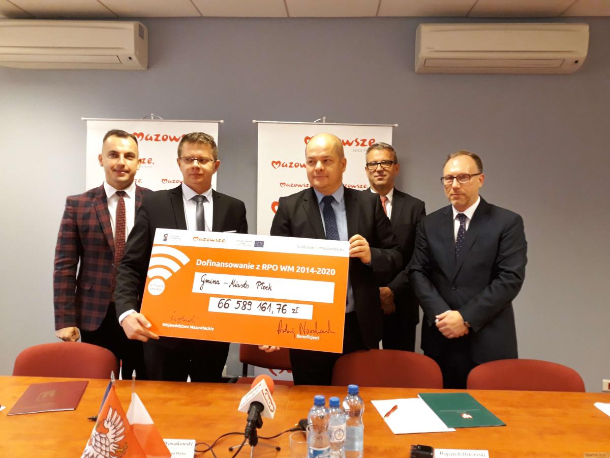 Unijne miliony dla Płocka. Na autobusy, ścieżki rowerowe, wiaty