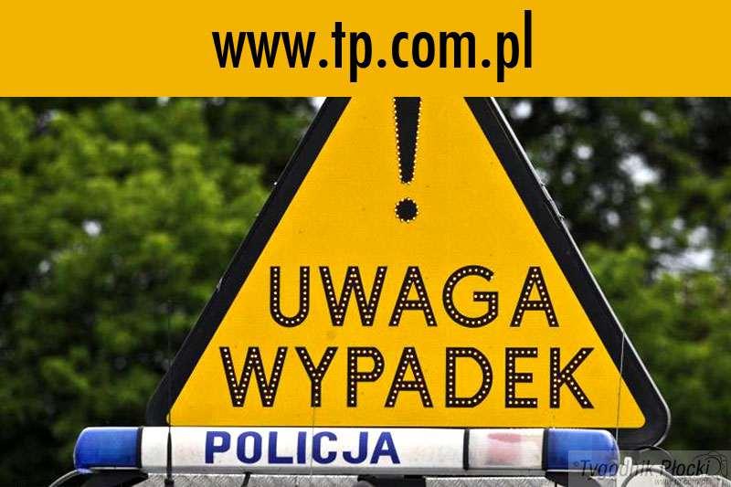 Wypadek w Wyszogrodzie. Ranny motorowerzysta