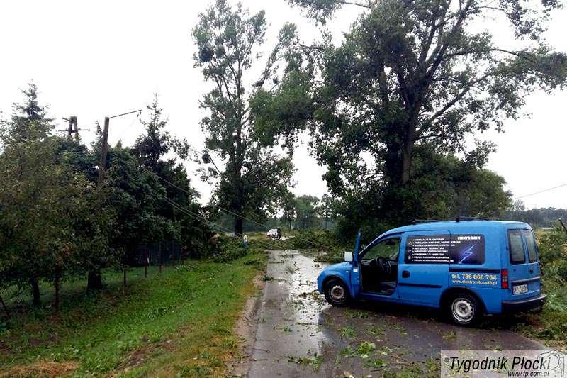 Burza w Płocku i w okolicy [ZDJĘCIA]
