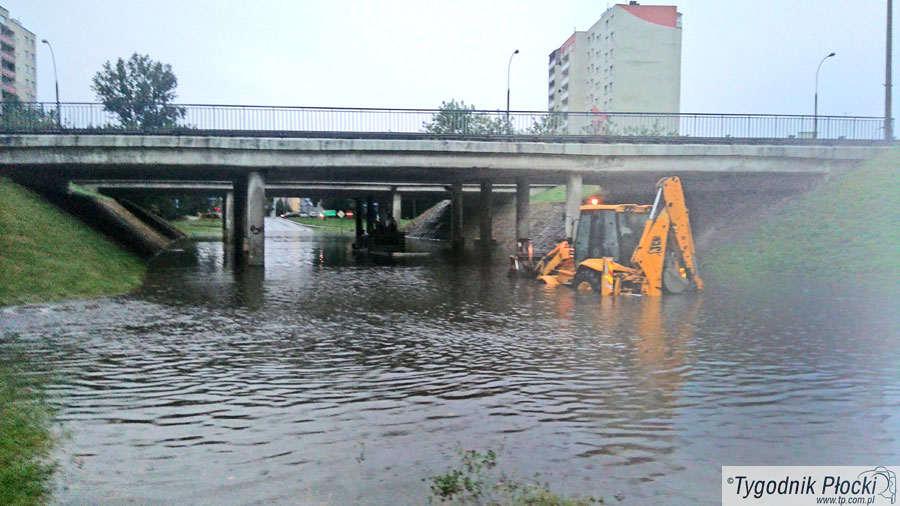 Ulewa nad Płockiem. Czekamy na wasze zdjęcia
