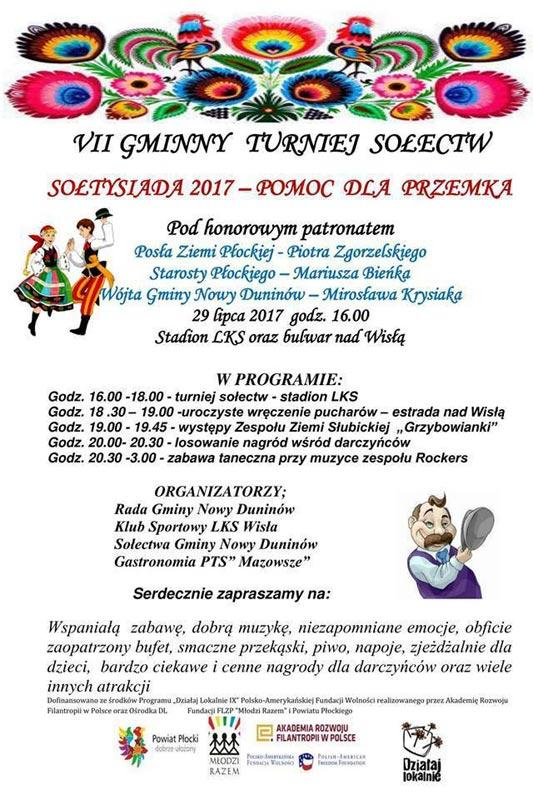 Już w sobotę czas na 7. „Sołtysiadę” w Nowym Duninowie