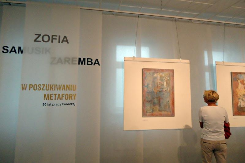 Jubileuszowa wystawa Zofii Samusik-Zaremby